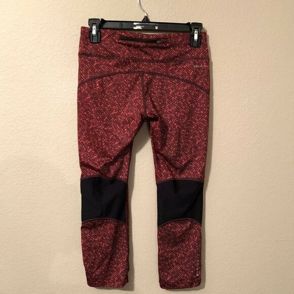 NIKE Multi Color Printed Dri Fit Workout Leggings - Picture 3 of 5